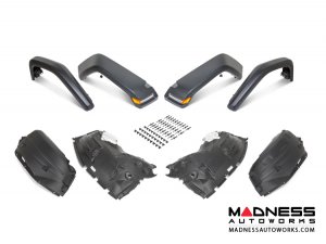 Jeep Wrangler JL Performance High Top Fender Flares Set - Paintable - 4 Door